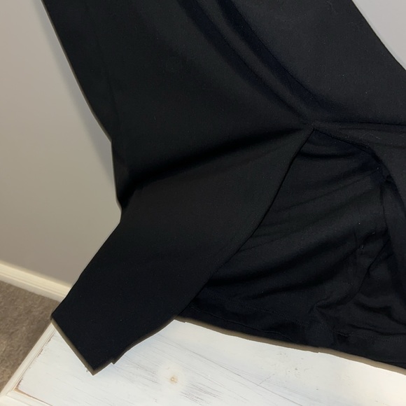 ANTHROPOLOGIE CUTOUT CROSSOVER MIDI DRESS (L) - Picture 10 of 16